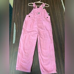 Carhartt Pink Kids Overalls